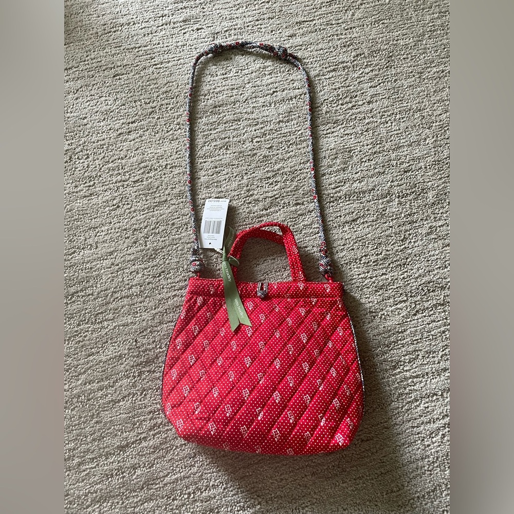 Vera Bradley Red Quilted Shoulder Bag
